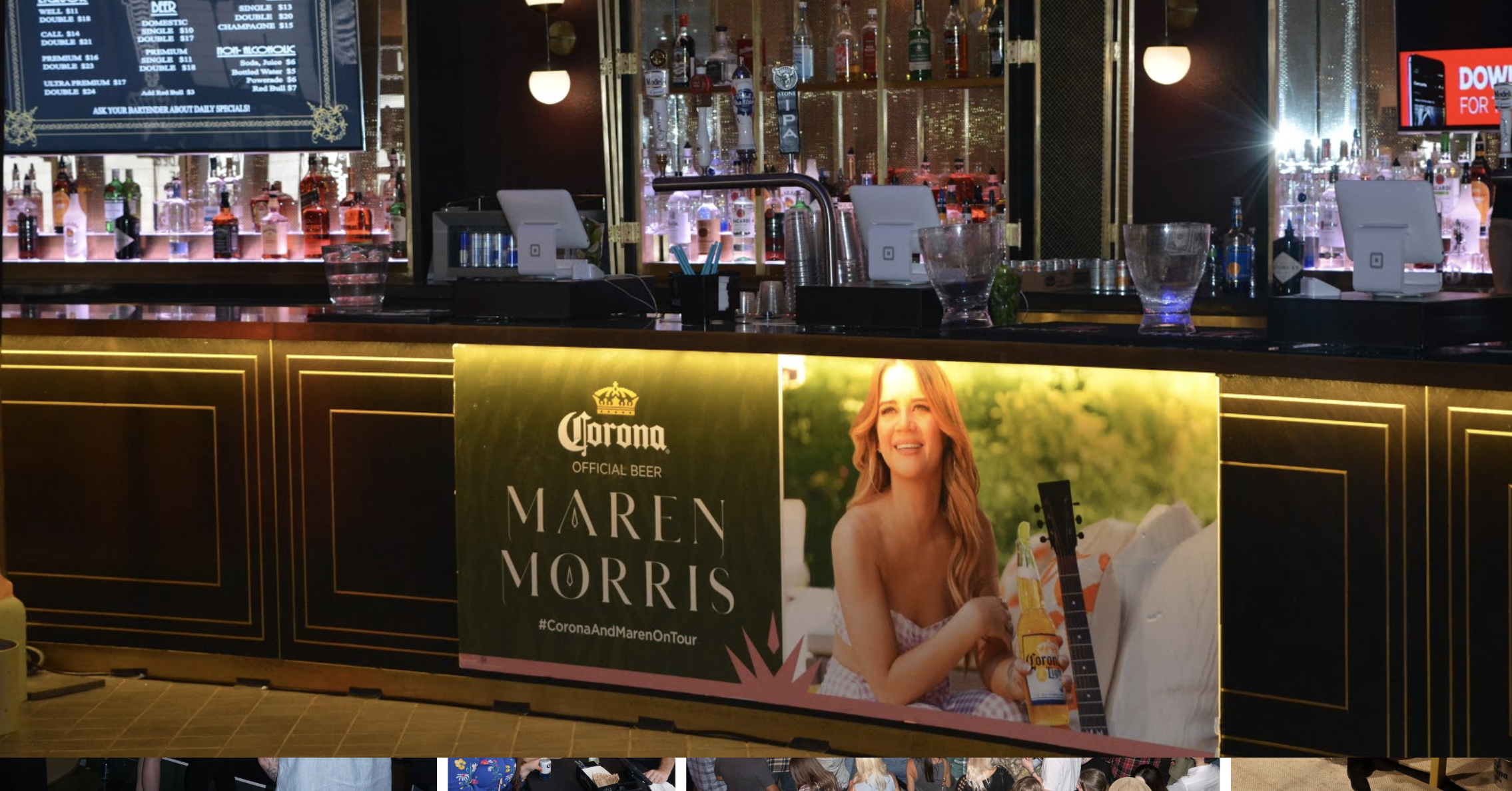 Marin Morris Bar Banner Concept with Swing for Corona Beer