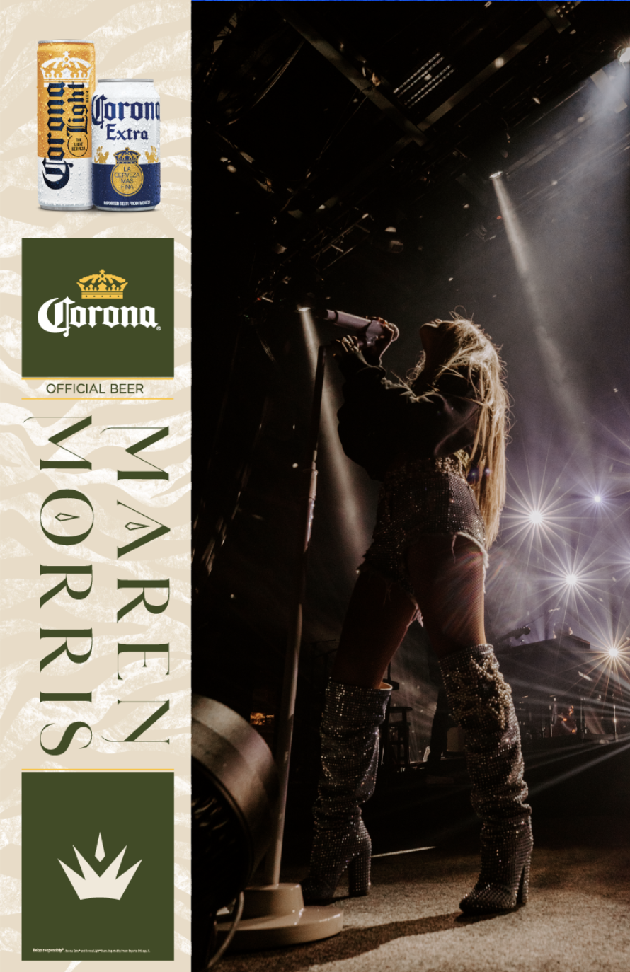 Marin Morris Rock Banner for Corona Beer