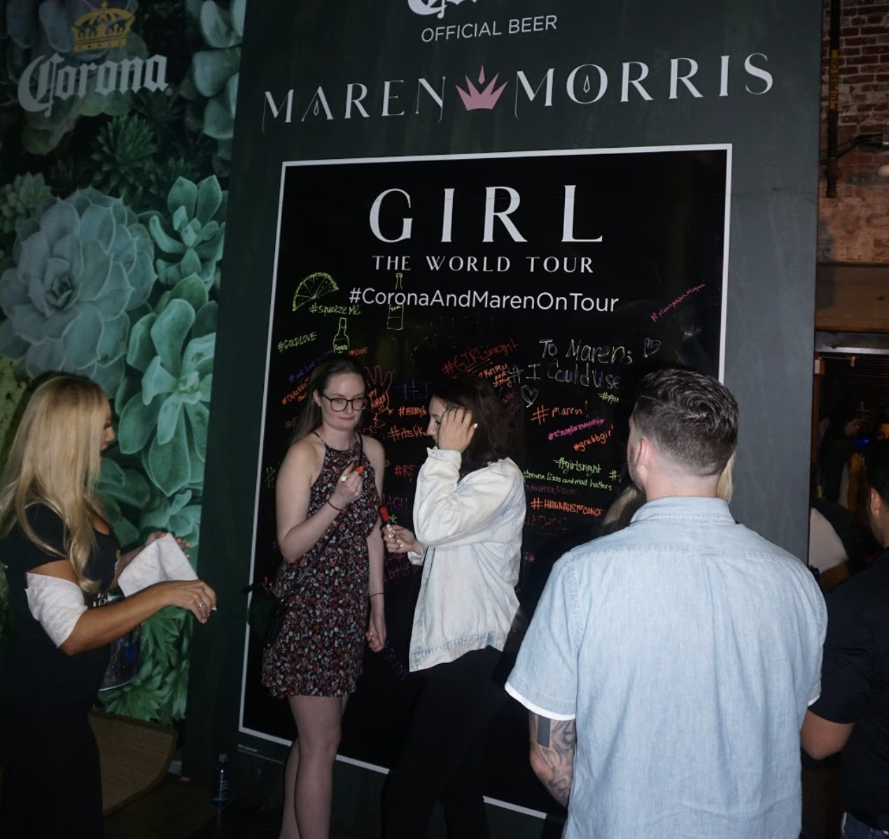 Marin Morris Real World showcase of Girl the World Tour for Corona Beer
